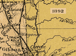 Map of Early Wagoner Area